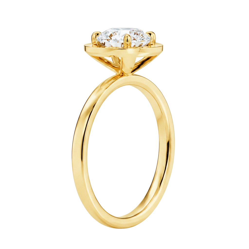 Deneuve - Radiant - Yellow Gold - Plain