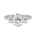 Elysium - Oval - Platinum - Pavé