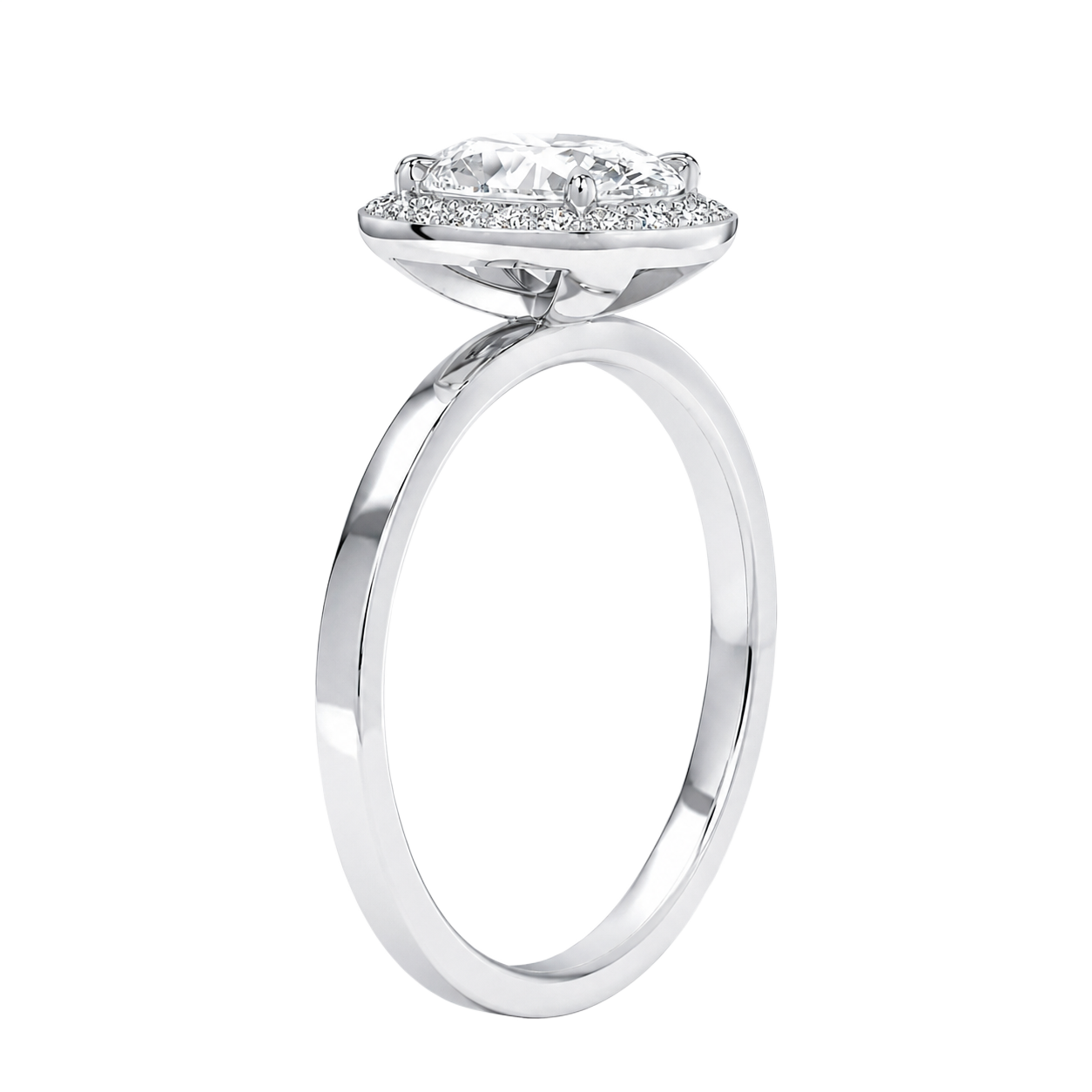 Deneuve - Pear - Platinum - Plain