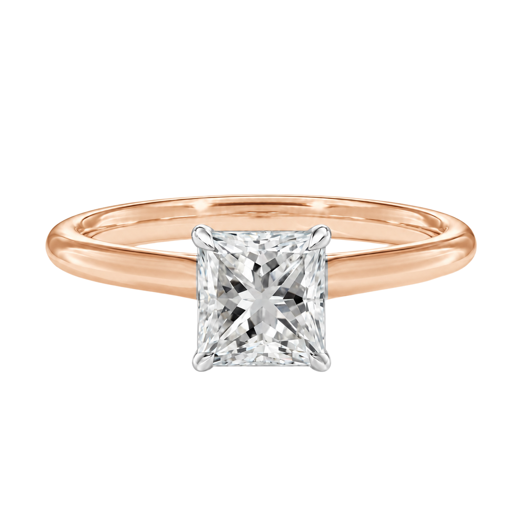 Talia - Princess - Rose/White Tone - Plain