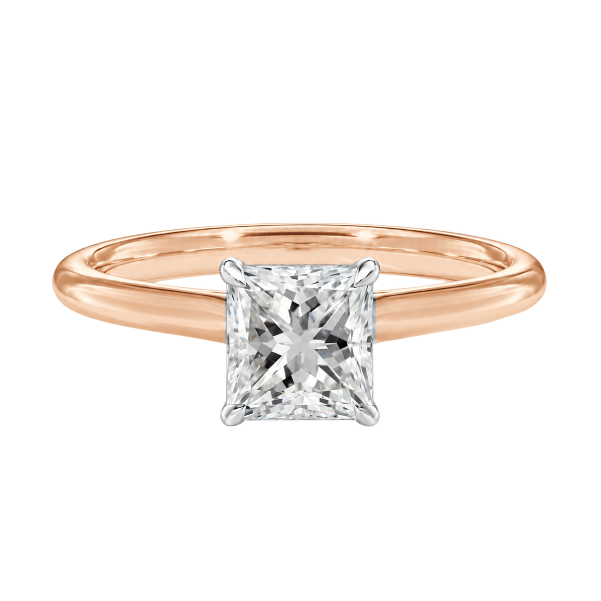 Talia - Princess - Rose/White Tone - Plain