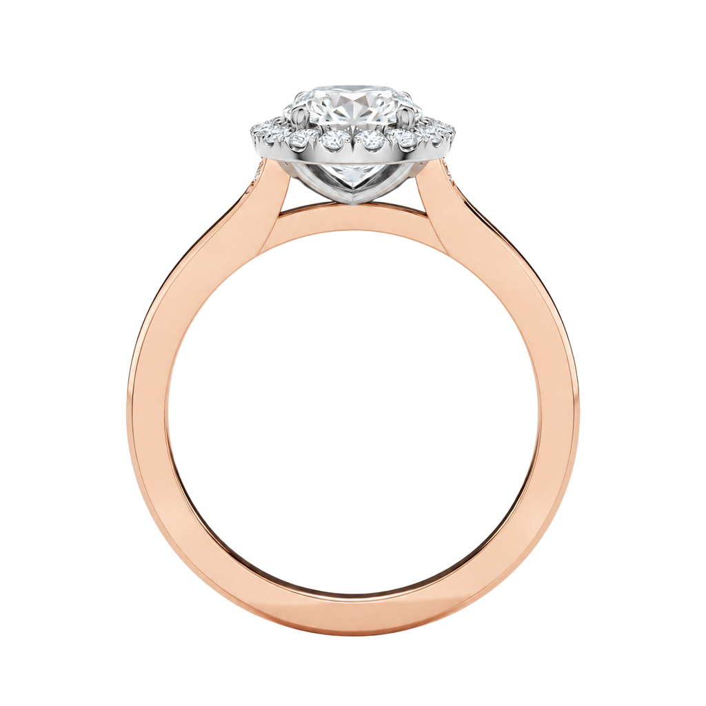Braid - Asscher - Rose/White Tone - Channel