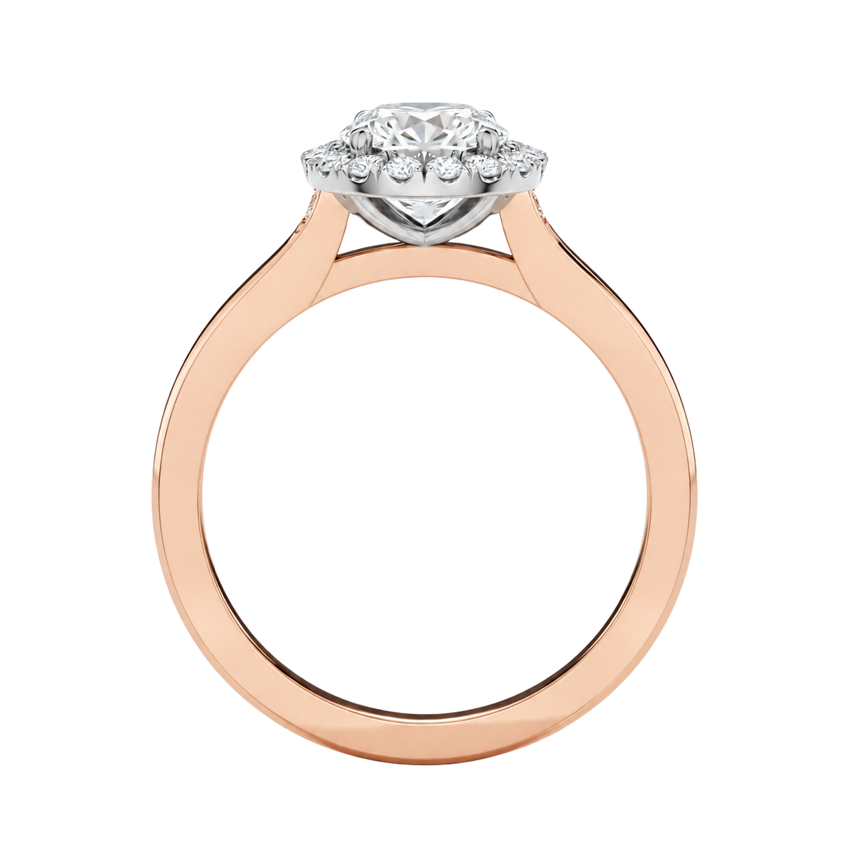 Braid - Asscher - Rose/White Tone - Channel