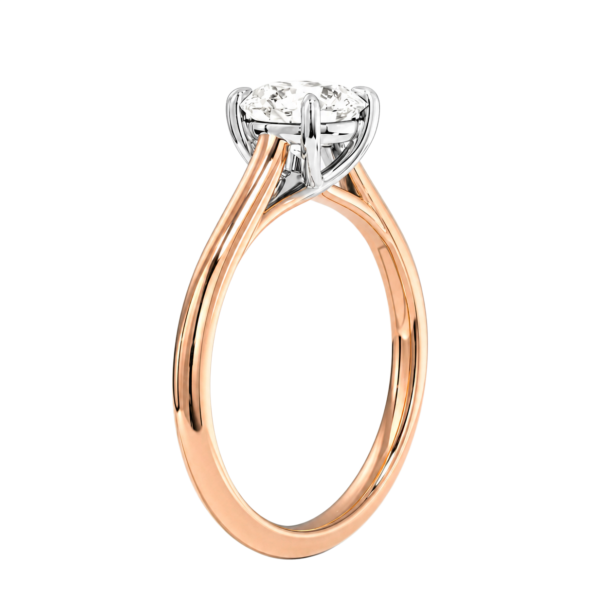 Basilica - Round - Rose/White Tone - Plain