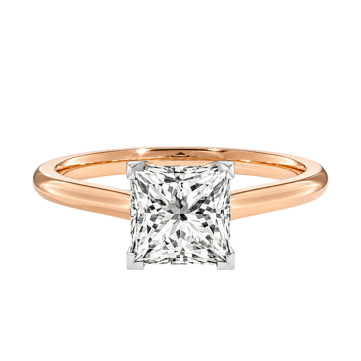 Basilica - Princess - Rose/White Tone - Plain
