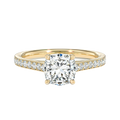 Basilica - Cushion - Yellow Gold - Pavé