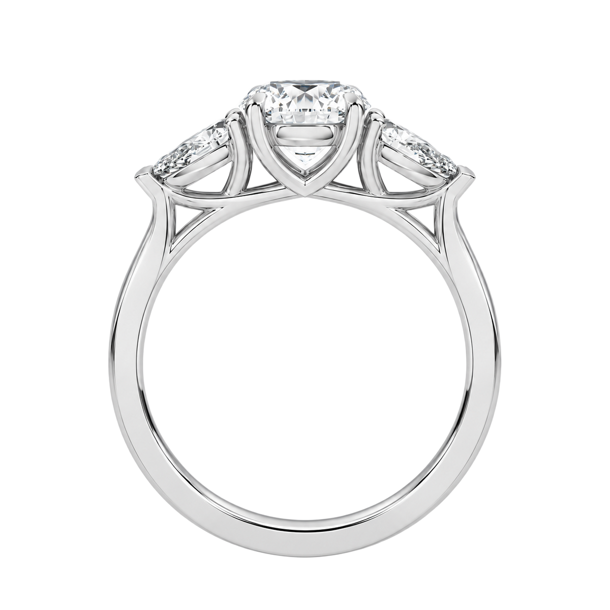 Halcyon - Oval - Platinum - Channel