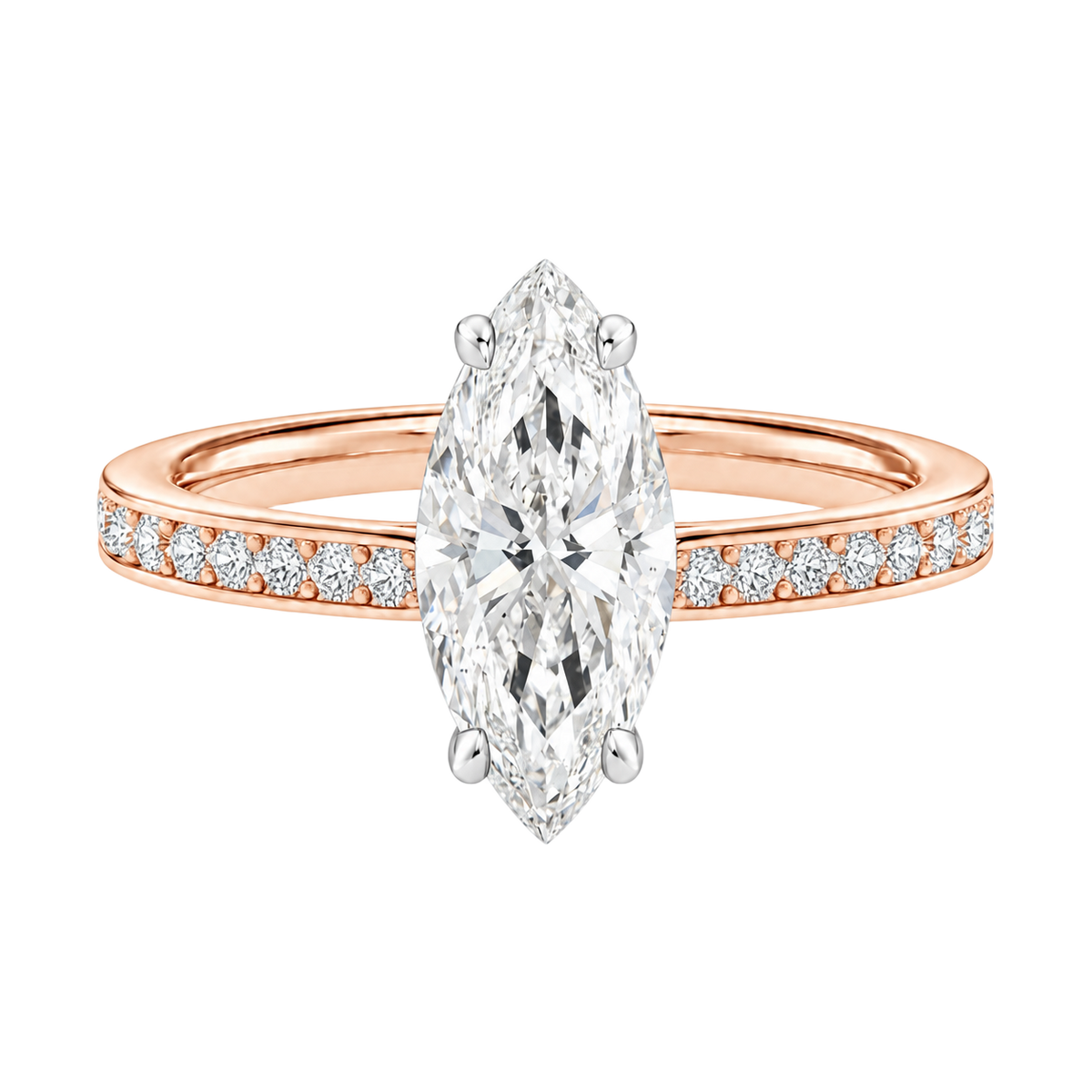 Talia - Marquise - Rose/White Tone - Channel