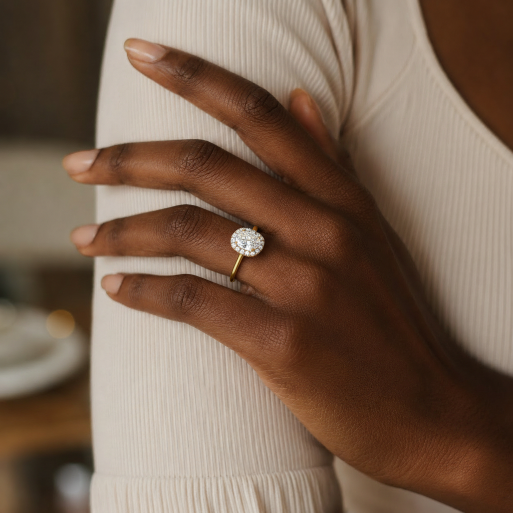 Cordelia - Oval - Yellow Gold - Plain