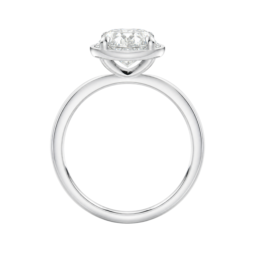 Deneuve - Cushion - Platinum - Plain