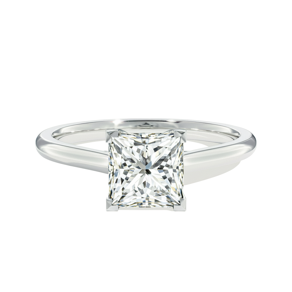 Basilica - Princess - Platinum - Plain