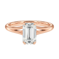 Lumiere - Emerald - Rose Gold - Plain