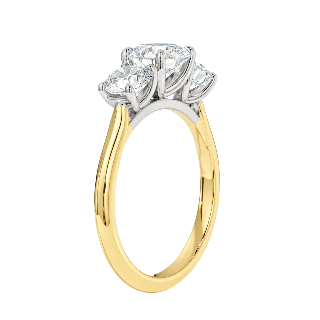 Trinity - Round - Yellow/White Tone - Plain