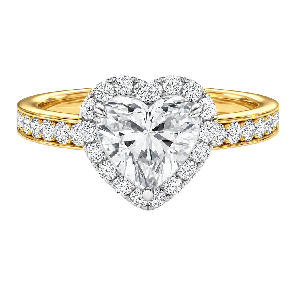 Cordelia - Heart - Yellow / White Tone - Channel