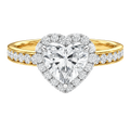 Cordelia - Heart - Yellow / White Tone - Channel