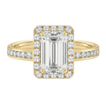 Cordelia - Emerald - Yellow Gold - Channel