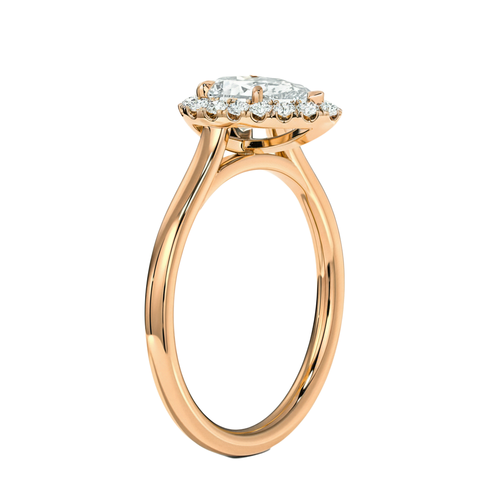 Cordelia - Pear - Rose Gold - Plain