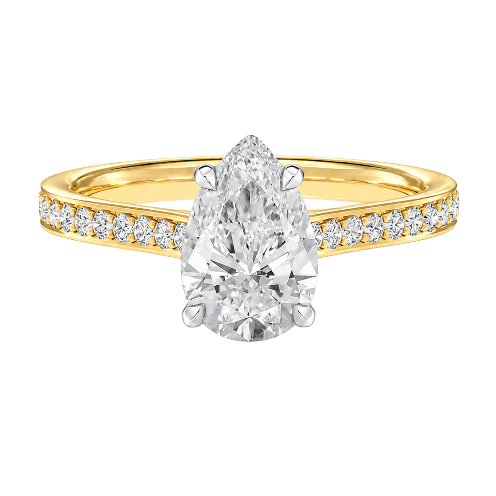 Basilica - Pear - Yellow/White Tone - Pavé