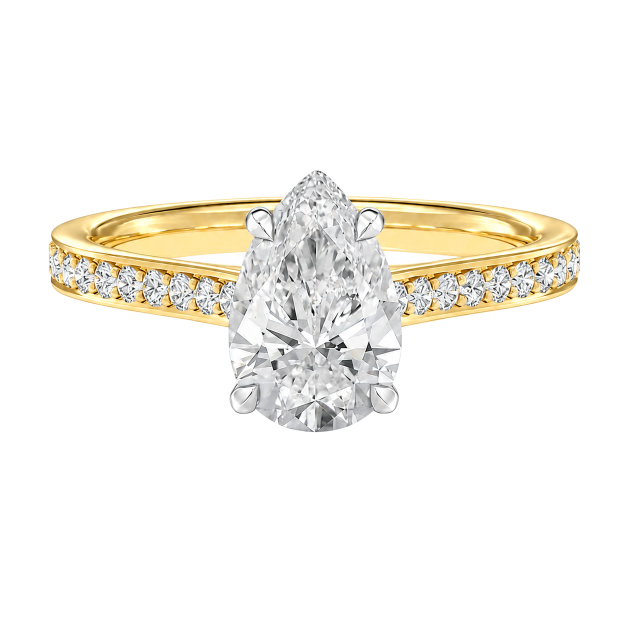 Basilica - Pear - Yellow/White Tone - Pavé