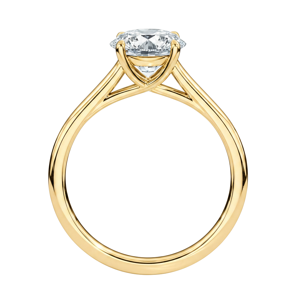 Basilica - Marquise - Yellow Gold - Plain