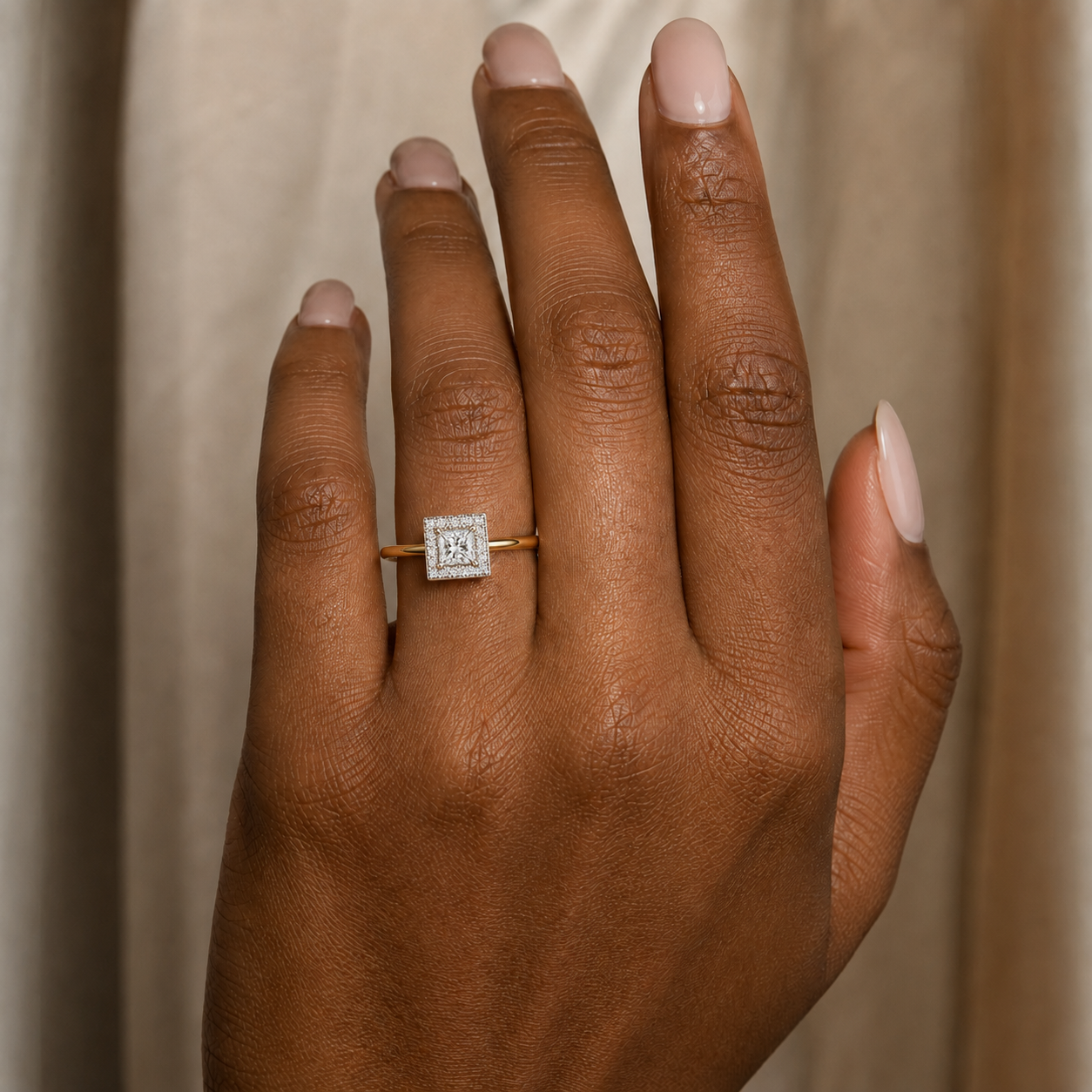 Deneuve - Princess - Yellow/White Tone - Plain