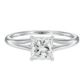 Lumiere - Princess - White Gold - Plain