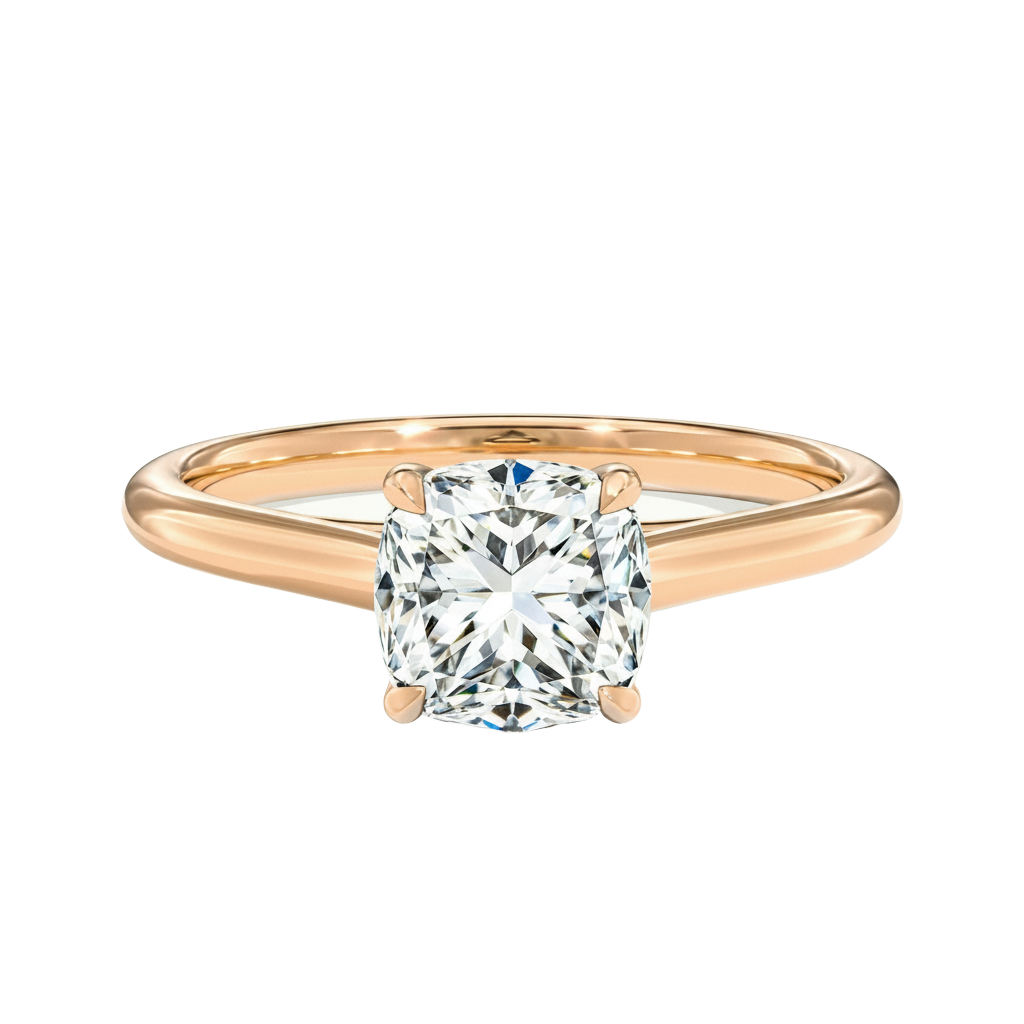 Basilica - Cushion - Rose Gold - Plain