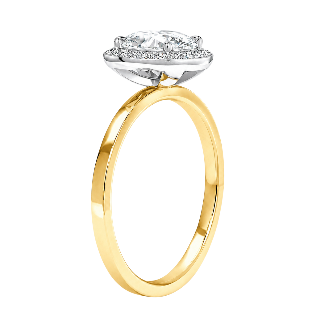 Deneuve - Marquise - Yellow/White Tone - Plain