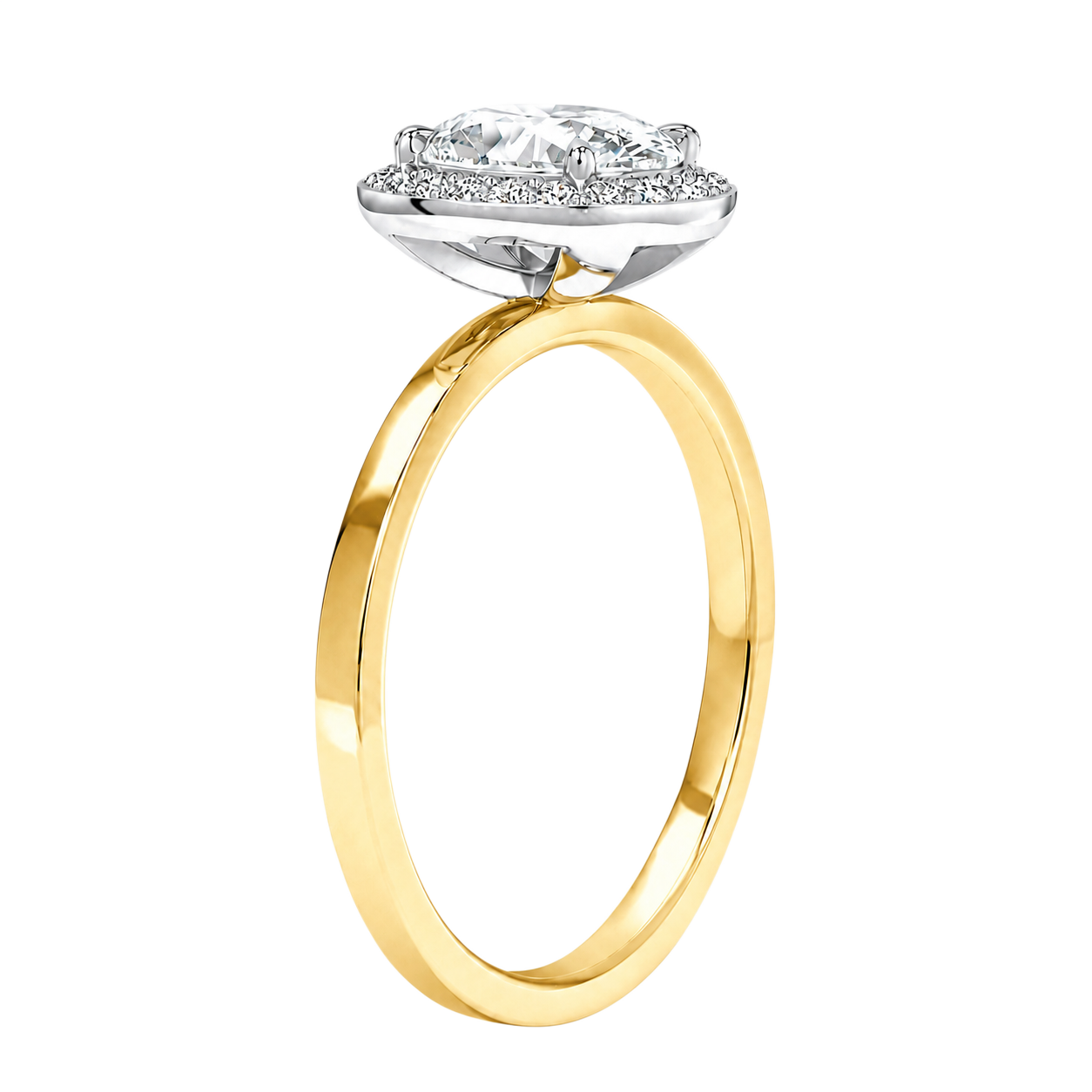 Deneuve - Marquise - Yellow/White Tone - Plain