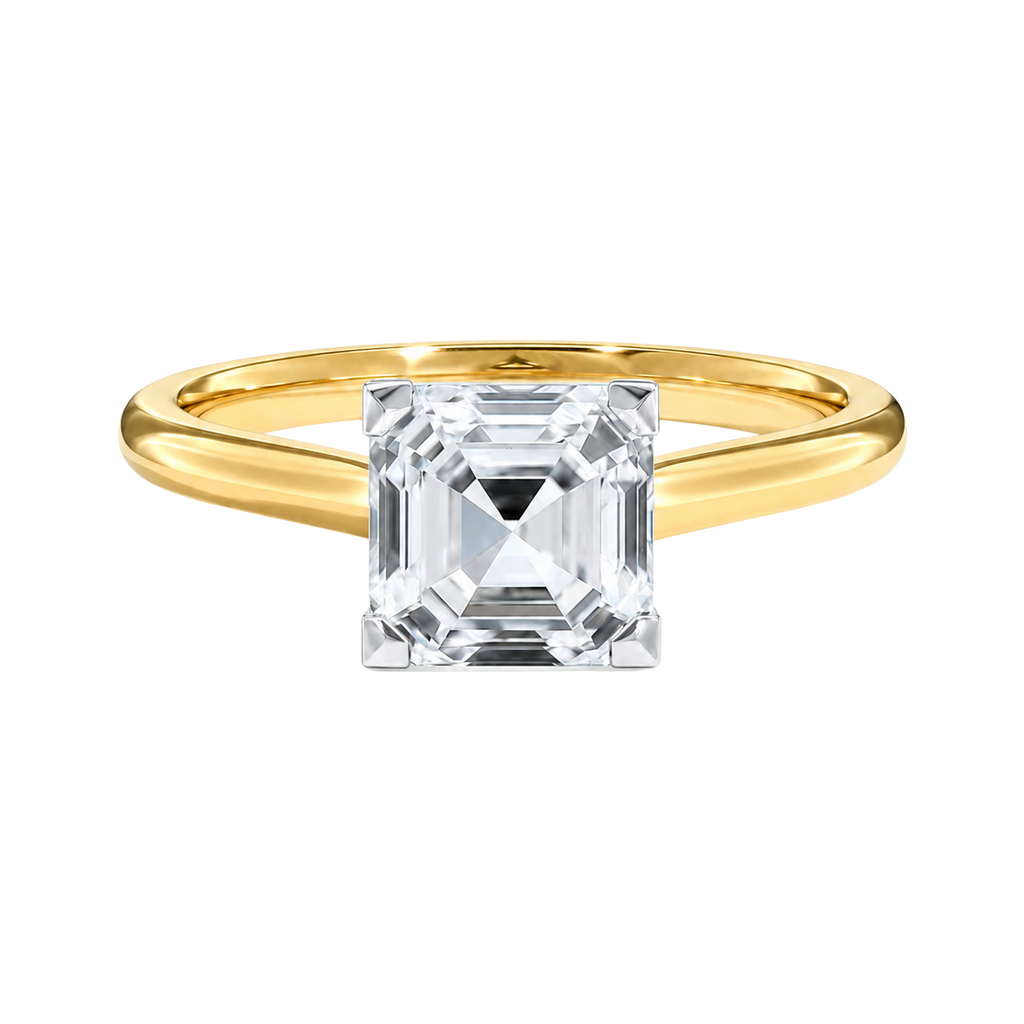 Basilica - Asscher - Yellow/White Tone - Plain