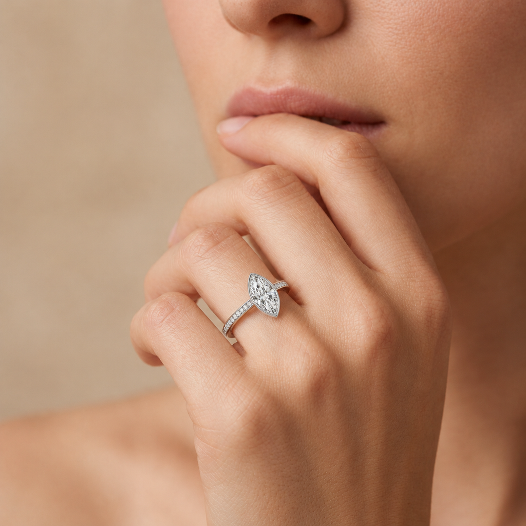 Bailey - Marquise - Platinum - Channel