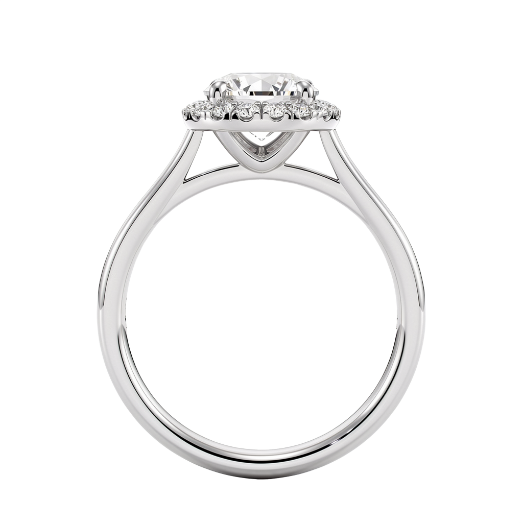 Cordelia - Heart - Platinum - Plain