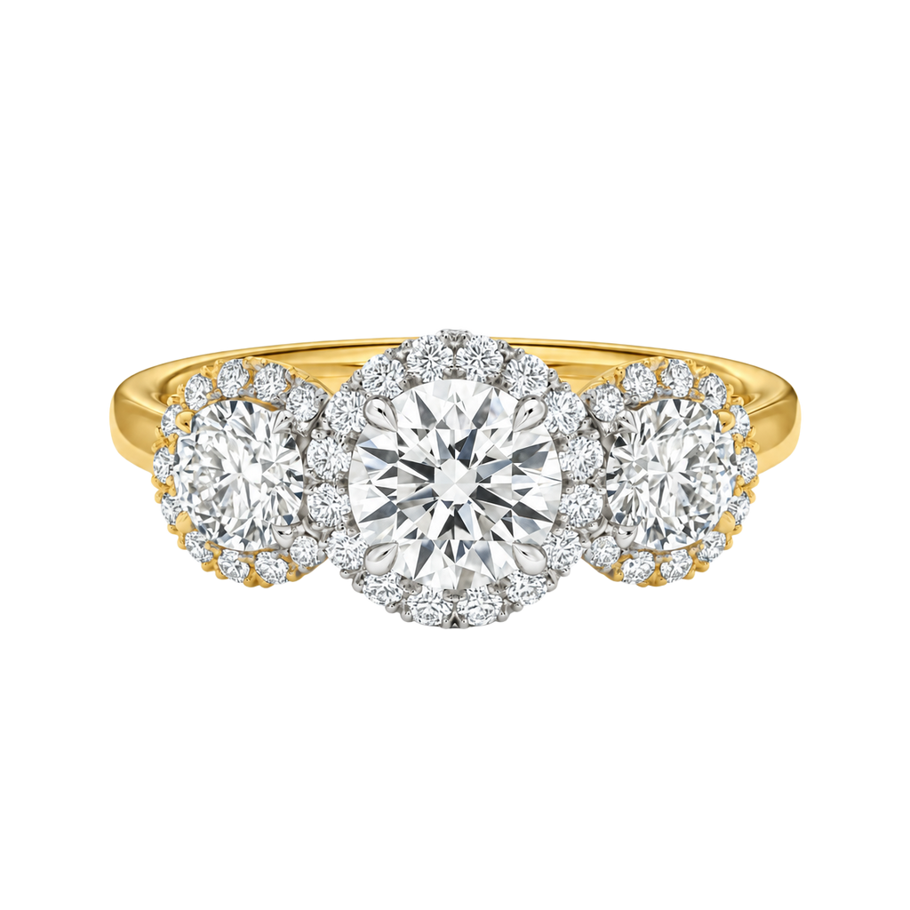 Winslow - Round - Yellow/White Tone - Plain