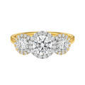 Winslow - Round - Yellow/White Tone - Plain