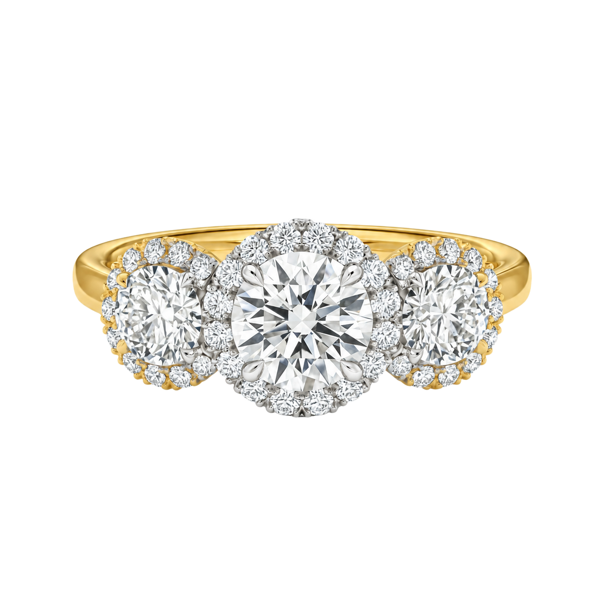 Winslow - Round - Yellow/White Tone - Plain