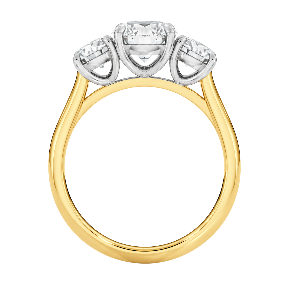 Elysium - Round - Yellow/White Tone - Plain