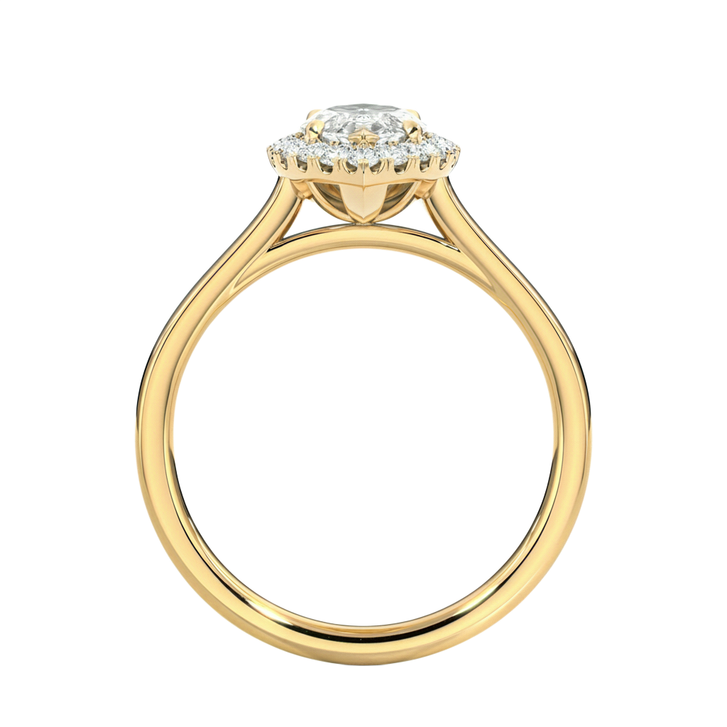 Cordelia - Marquise - Yellow Gold - Plain