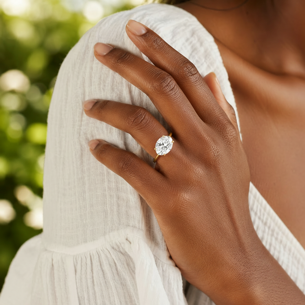 Basilica - Oval - Yellow Gold - Plain