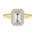 Cordelia - Emerald - Yellow Gold - Plain