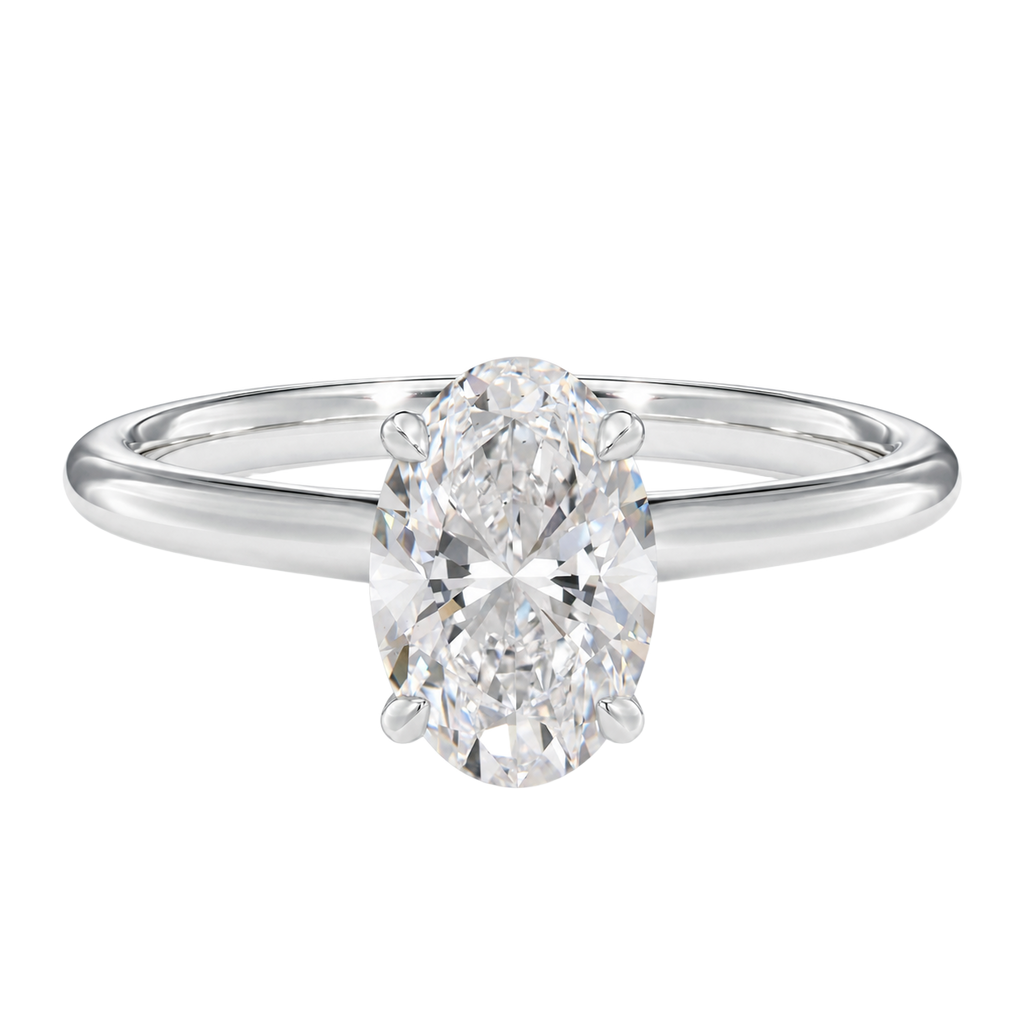Talia - Oval - Platinum - Plain