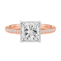 Bailey - Princess - Rose/White Tone - Pavé
