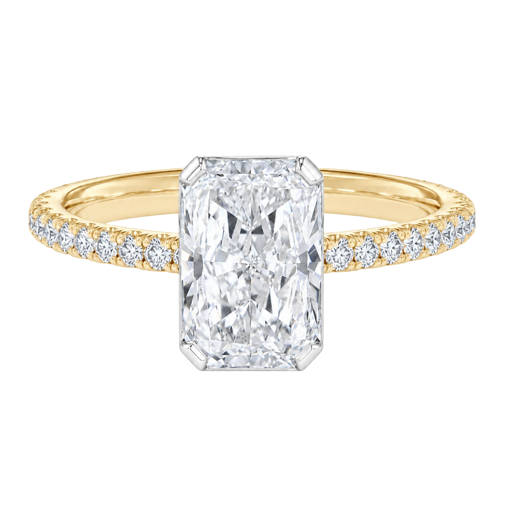 Solenne - Radiant - Yellow/White Tone - Pavé