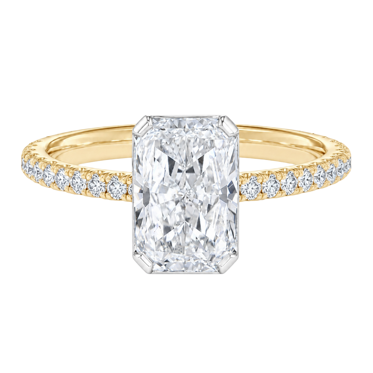 Solenne - Radiant - Yellow/White Tone - Pavé