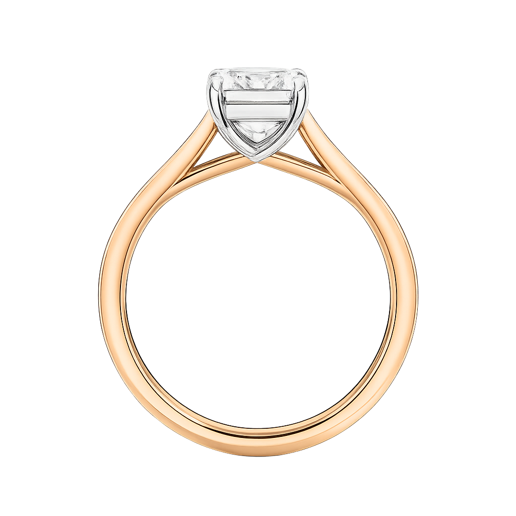 Basilica - Emerald - Rose/White Tone - Pavé