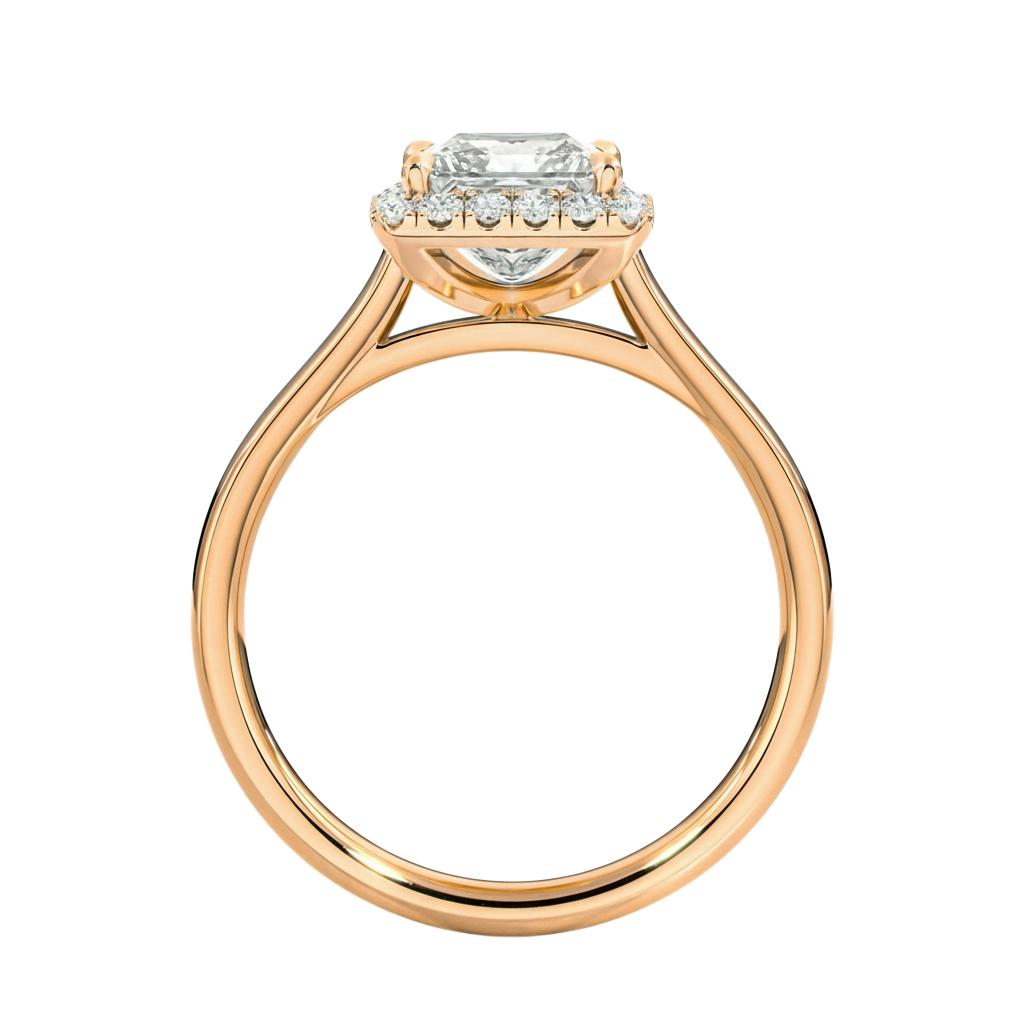 Cordelia - Princess - Rose Gold - Plain