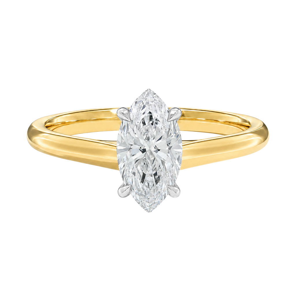 Basilica - Marquise - Yellow/White Tone - Plain