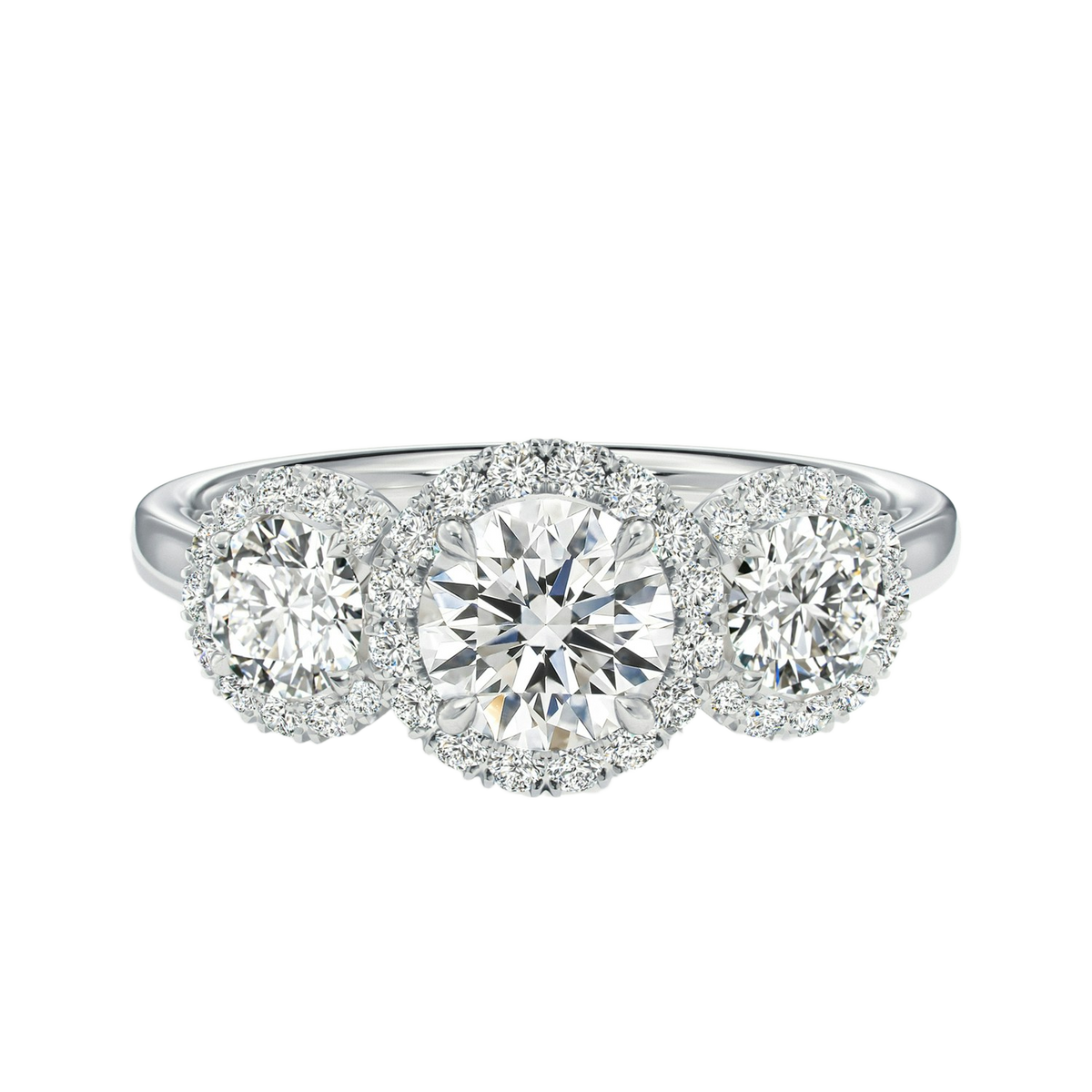 Winslow - Round - Platinum - Plain