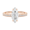 Talia - Marquise - Rose Gold - Channel