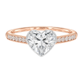 Solenne - Heart - Rose/White Tone - Channel
