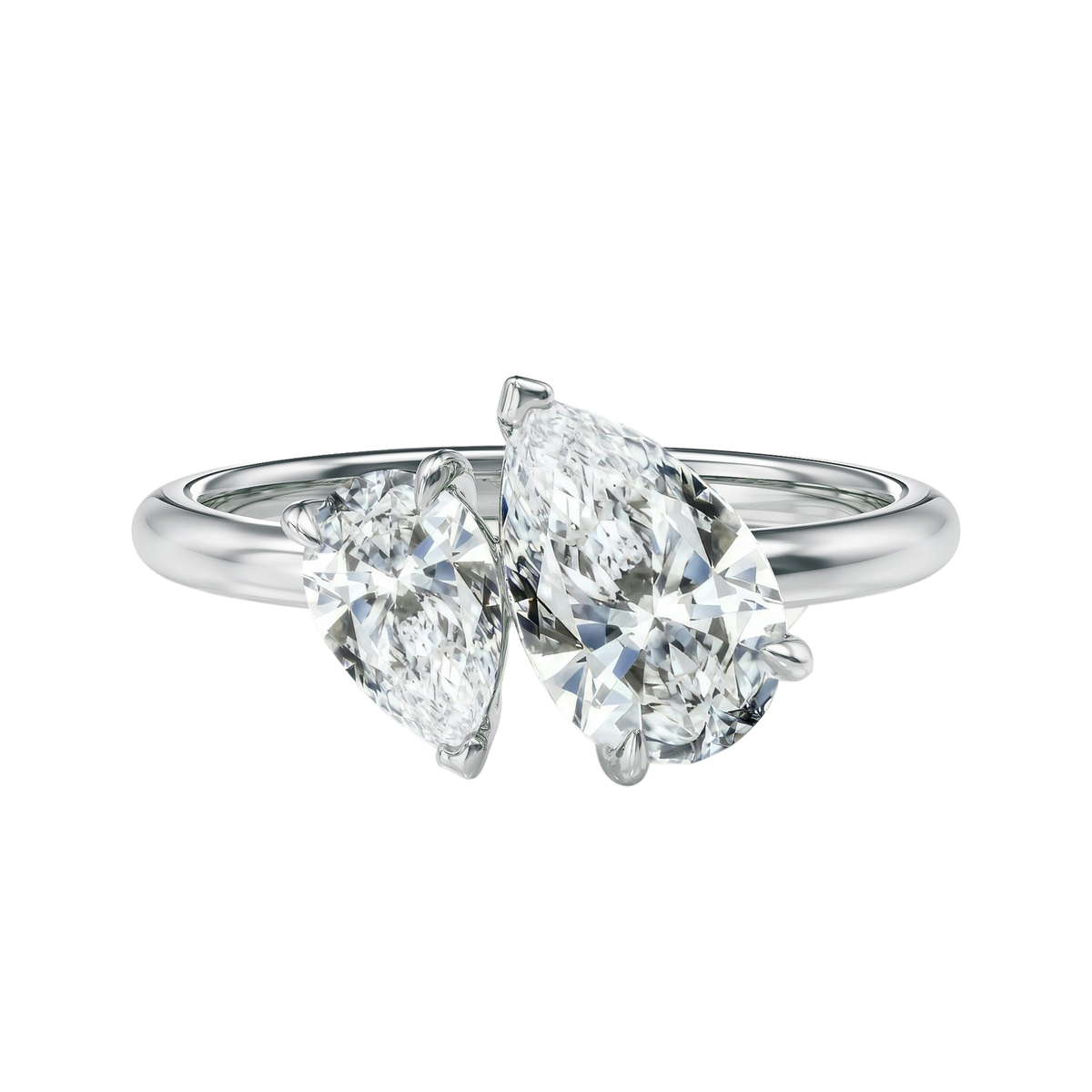Duo - Pear - Platinum - Plain